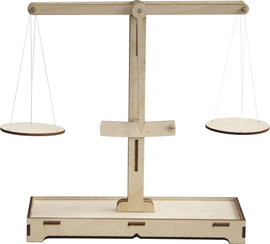Sol Expert 39503 Holzbausatz Apothekerwaage Gyógyszerész mérleg