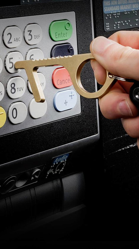 KEY SMART Kulcstartó KS904-BRS CleanKey Sárgaréz 1 db 3. kép