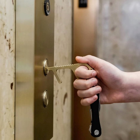 KEY SMART Kulcstartó KS904-BRS CleanKey Sárgaréz 1 db 4. kép