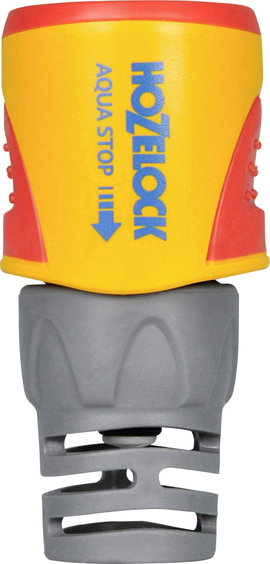 Hozelock 2055 6000 AquaStop PLUS Műanyag Tömlőalj Dugaszolós csatlakozó, 12 - 15 mm (1/2) Ø Vízelzár