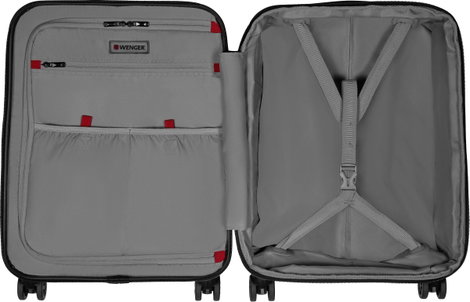 Wenger Syntry Carry-On Case Notebook gurulós táska Alkalmas: Max.: 35,8 cm (14,1) Fekete/szürke 7. kép