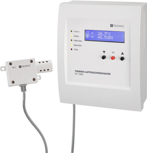 Hőmérséklet- és páratartalom kapcsoló -25...+70 °C, H-Tronic TLF 1000 3. kép