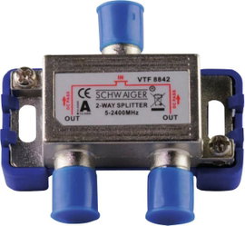 Schwaiger VTF8842 241 SAT elosztó 2 részes 5 - 2400 MHz