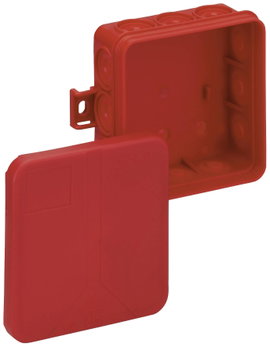 Spelsberg 33271201 Csatlakozó doboz (H x Sz x Ma) 85 x 85 x 37 mm Piros IP55 1 db