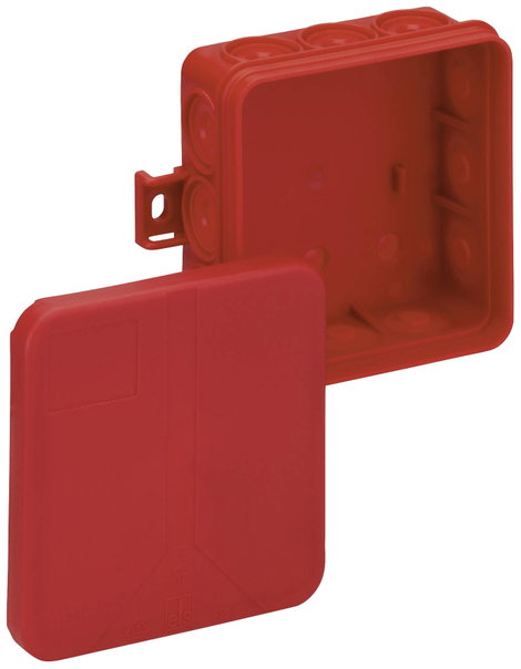 Spelsberg 33271201 Csatlakozó doboz (H x Sz x Ma) 85 x 85 x 37 mm Piros IP55 1 db