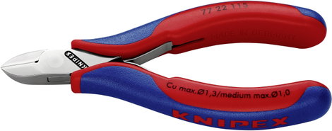 Knipex Elektronik-Seitenschneider 77 22 115 Villanyszerelő Oldalcsípőfogó 115 mm 3. kép