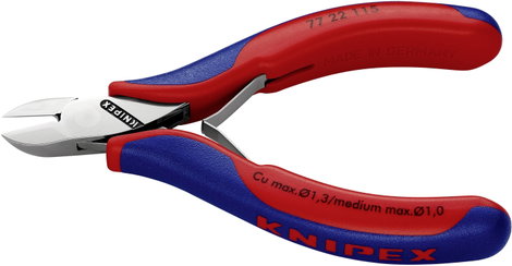 Knipex Elektronik-Seitenschneider 77 22 115 Villanyszerelő Oldalcsípőfogó 115 mm 5. kép