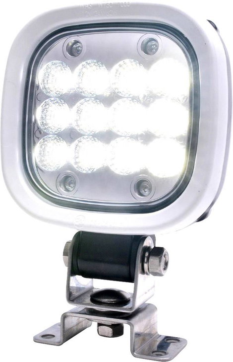 WAS Munkafényszóró 12 V, 24 V, 70 V W167 6000 1163 Közeli mező világítás (Sz x Ma x Mé) 110 x 166 x 4. kép