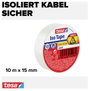 tesa Iso Tape 56192-00011-22 Szigetelőszalag Fehér (H x Sz) 10 m x 15 mm 1 db 3. bélyegkép
