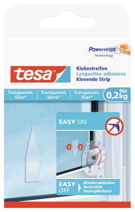 tesa 77732 Ragasztó csíkok Átlátszó