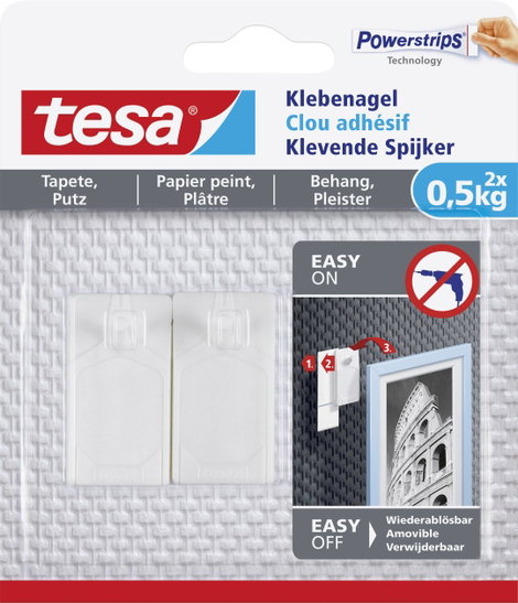 tesa 77772 Ragasztós szeg Fehér