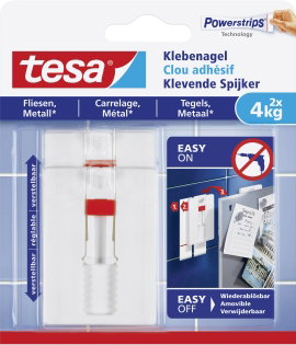 tesa 77767 Öntapadó köröm állítható Fehér