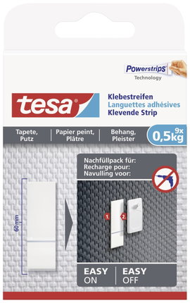 tesa 77770 Ragasztó csíkok Fehér