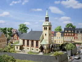 Auhagen 12229 H0, TT Bornichen templom