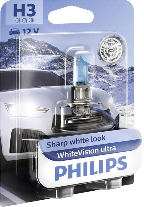 Philips 12336WVUB1 Halogén fényforrás WhiteVision Ultra H3 55 W 12 V 2. kép