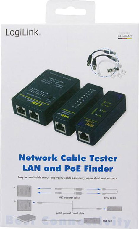 Hálózati kábelteszter készlet, LogiLink WZ0015P 3. kép