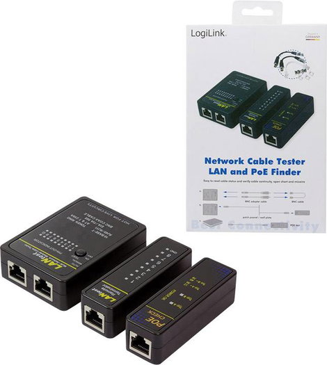 Hálózati kábelteszter készlet, LogiLink WZ0015P 4. kép