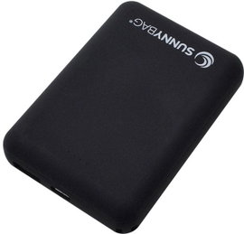 SunnyBag compact10000 Powerbank 10000 mAh Lítiumion Fekete állapotjelző
