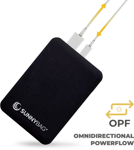 SunnyBag compact10000 Powerbank 10000 mAh Lítiumion Fekete állapotjelző 8. kép