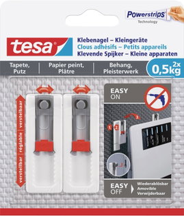 tesa 77782 Öntapadó szög kis eszközök állítható Fehér