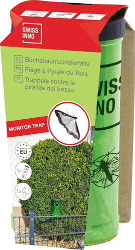 Swissinno Natural Control Tree Moth Trap 1 440 001K Attraktáns Selyemfényű puszpángmoly csapda Zöld 