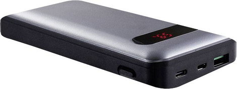 Intenso PD20000 Powerbank 20000 mAh Quick Charge 3.0, Power Delivery 3.0 LiPo Fekete állapotjelző 8. kép