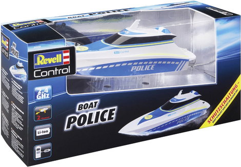 Revell Control Waterpolice RC kezdő modellhajó 100% RtR 350 mm 7. kép
