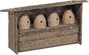 MBZ 80287 H0 4 méhkaptár menedékkel 3D nyomtatott modell, Lasercut építőkészlet bélyegkép