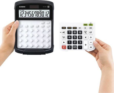 Casio WD-320MT Asztali számítógép Napenergiával üzemeltetett, Elemekről üzemeltetett Ezüst-fekete Ki 3. kép