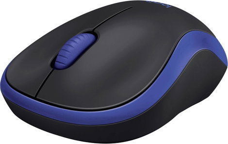 Logitech M185 WLAN egér Rádiójel vezérlésű Optikai Kék 3 Gombok 1000 dpi 3. kép