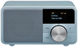 Sangean Genuine Mini DDR-7 Asztali rádió DAB+, URH AUX, Bluetooth® Türkiz