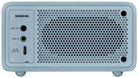 Sangean Genuine Mini DDR-7 Asztali rádió DAB+, URH AUX, Bluetooth® Türkiz 4. kép