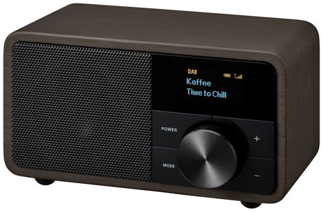 Sangean Genuine Mini DDR-7 Asztali rádió DAB+, URH AUX, Bluetooth® Sötétbarna 3. kép