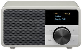Sangean Genuine Mini DDR-7 Asztali rádió DAB+, URH AUX, Bluetooth® Ezüst