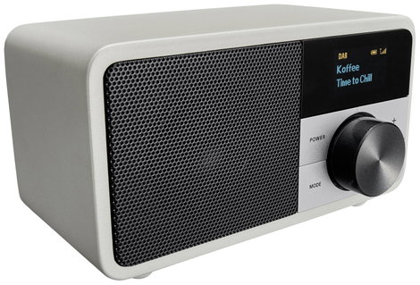 Sangean Genuine Mini DDR-7 Asztali rádió DAB+, URH AUX, Bluetooth® Ezüst 2. kép