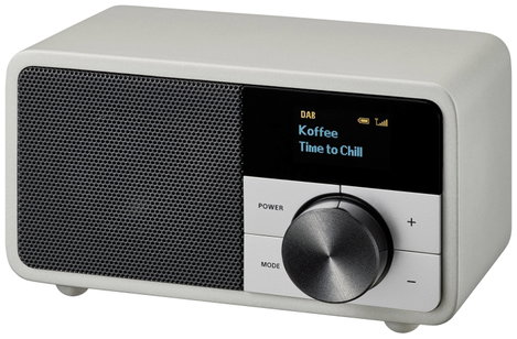Sangean Genuine Mini DDR-7 Asztali rádió DAB+, URH AUX, Bluetooth® Ezüst 3. kép