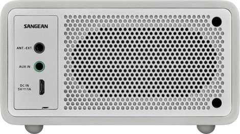Sangean Genuine Mini DDR-7 Asztali rádió DAB+, URH AUX, Bluetooth® Ezüst 4. kép