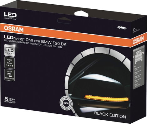 OSRAM LEDDMI F20 BK S LEDriving® Black Edition Tükör villogó BMW BMW X1, BMW 4er, BMW 3er, BMW 2er, 8. kép