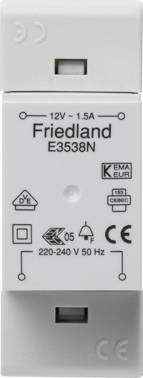 Honeywell E3538N Csengő transzformátor 12 V/AC 1.5 A