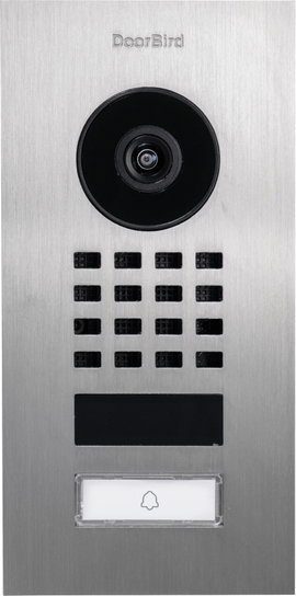 DoorBird D1101V Unterputz IP videó kaputelefon WLAN, LAN Külső egység nemesacél V4A (kefélt)