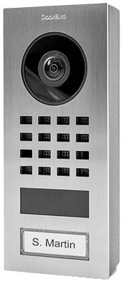 IP videó kaputelefon külső egység, WLAN/LAN, nemesacél V2A, DoorBird D1101V