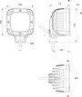 Fristom Munkafényszóró 12 V, 24 V, 36 V FT-036 LED ALU 2800 90380 Távolsági világítás (Sz x Ma x Mé) 7. bélyegkép