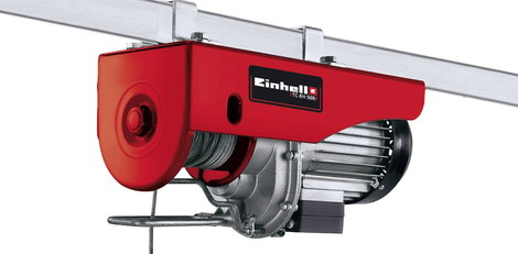 Einhell 2255140 Elektromos csörlő Teherbírás (vezetőgörgővel) 500 kg Teherbírás (vezetőgörgő nélkül)