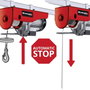 Einhell 2255140 Elektromos csörlő Teherbírás (vezetőgörgővel) 500 kg Teherbírás (vezetőgörgő nélkül) 2. bélyegkép
