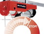 Einhell 2255160 Elektromos csörlő Teherbírás (vezetőgörgővel) 999 kg Teherbírás (vezetőgörgő nélkül) 2. bélyegkép