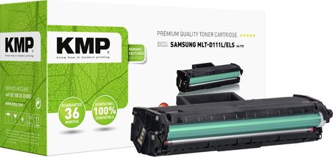 KMP Toner helyettesíti Samsung MLT-D111L Kompatibilis Fekete 1800 oldal SA-T75
