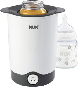 NUK Thermo Express Bébiétel melegítő Fehér, Fekete