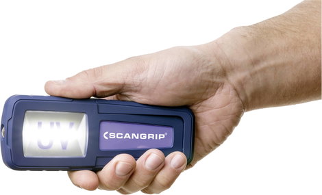 Scangrip 03.5408 UV-Form LED, UV LED Munkalámpa Akkuról üzemeltetett 250 lm 2. kép
