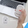 Perixx PERIMICE-802 W WLAN egér Bluetooth™ Optikai Fehér 3 Gombok 1000 dpi 3. bélyegkép