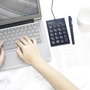 Perixx PERIPAD-202 H B Számtömb USB Multimédia gombok Fekete 4. bélyegkép